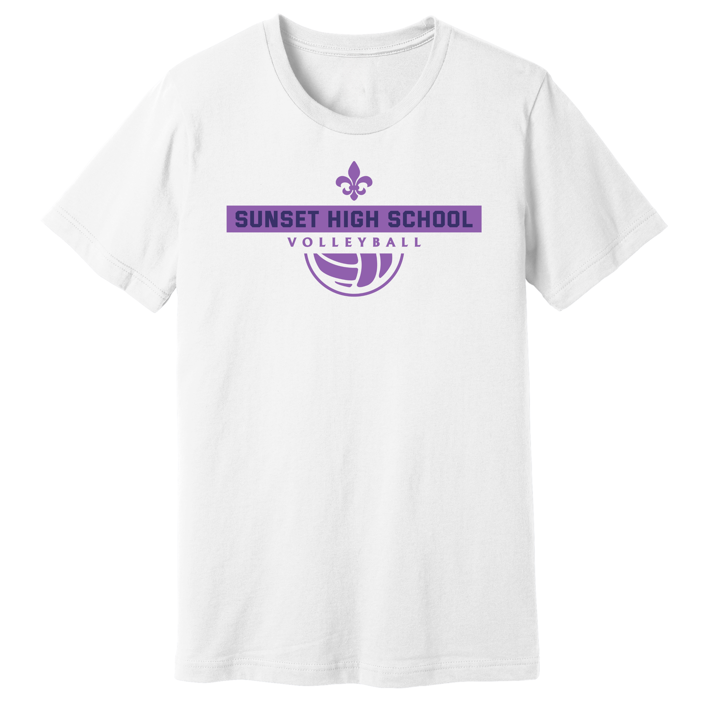 Dallas Sunset Volleyball - Fluer One T-Shirt