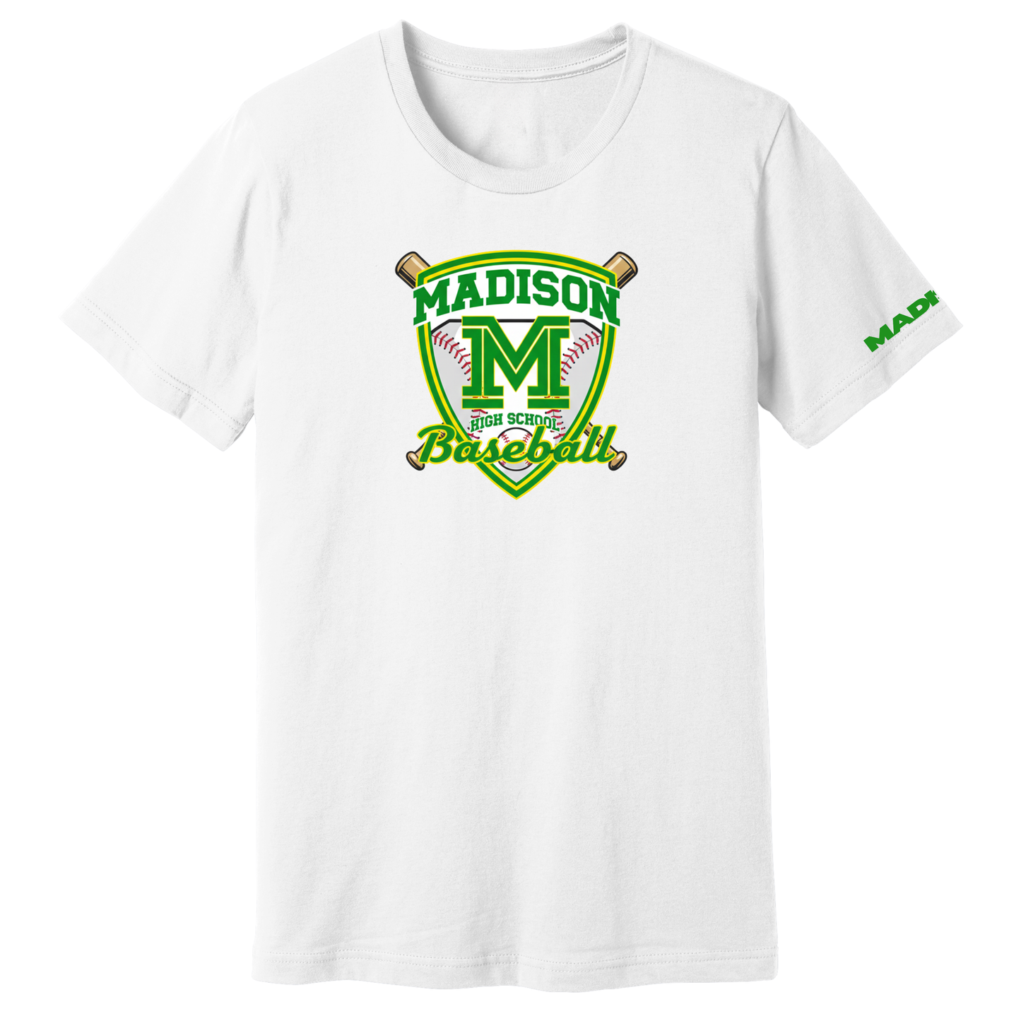 Dallas Madison Baseball: Official "Mad Bat" Graphic Tee – Bring the Boom
