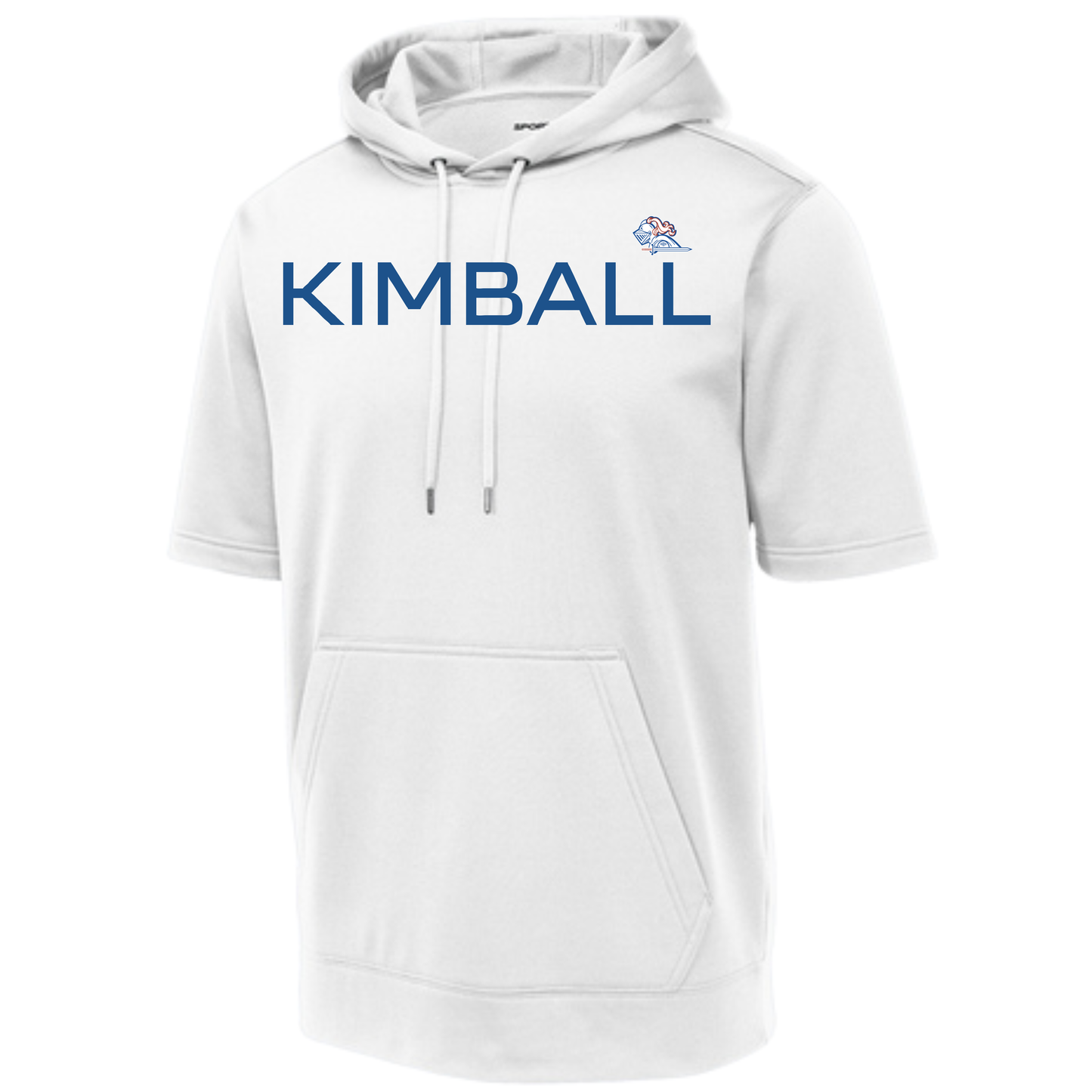 Kimball Sport-Wick ® Fleece Short Sleeve Hooded Pullover