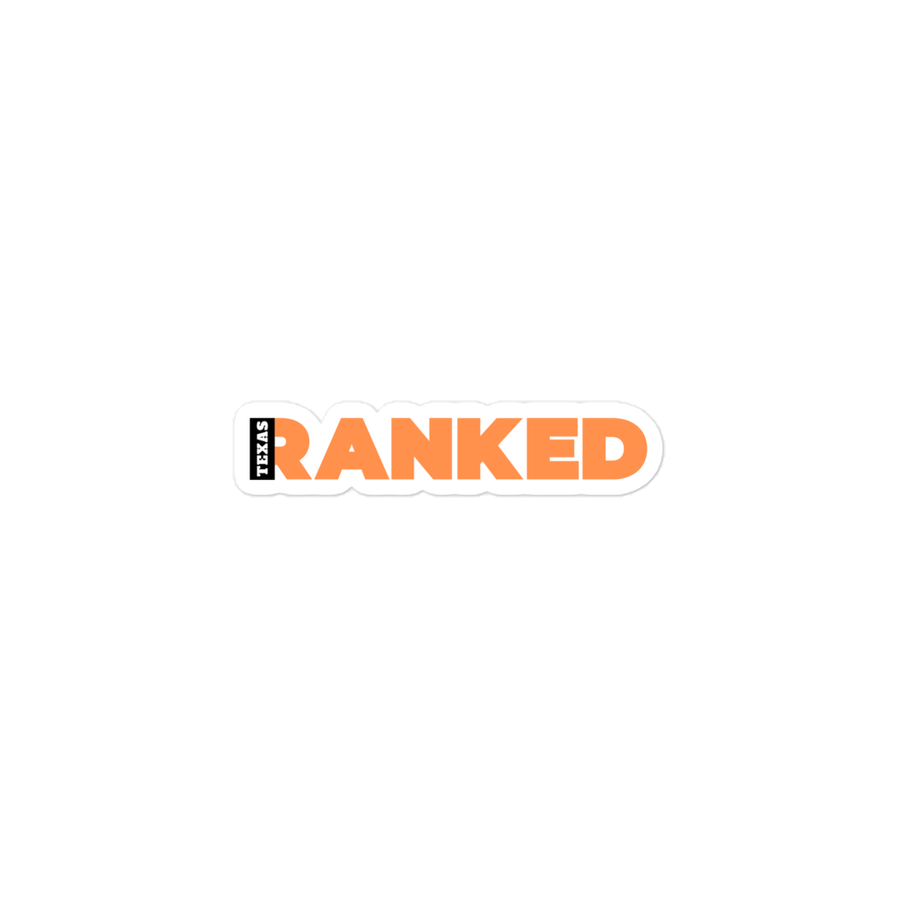 TexasRanked Stickers (Multiple Sizes)