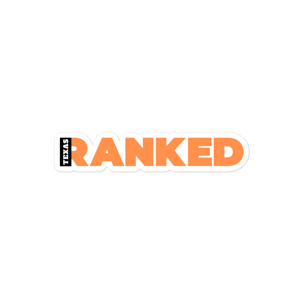 TexasRanked Stickers (Multiple Sizes)