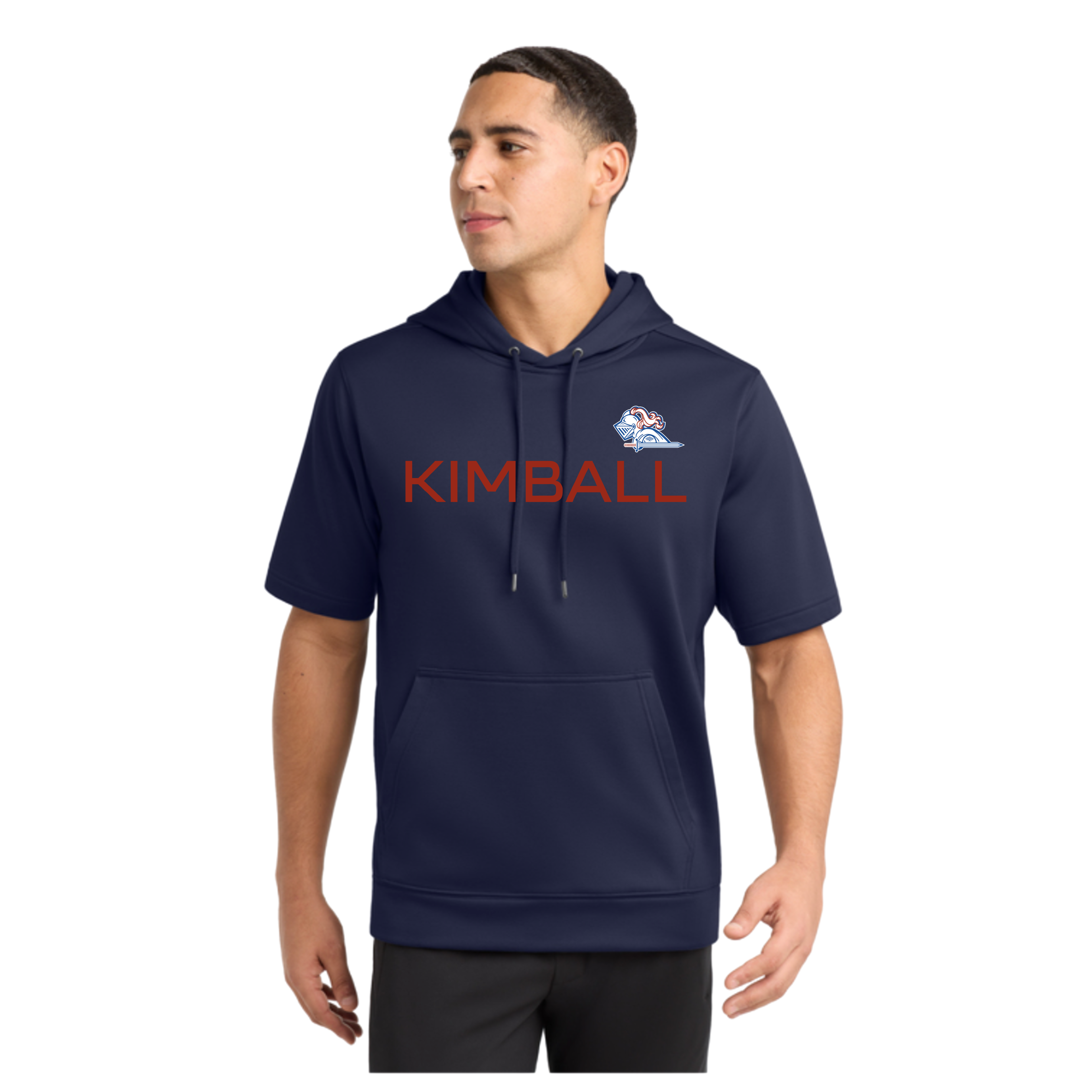 Fleece Short Sleeve Hooded Pullover