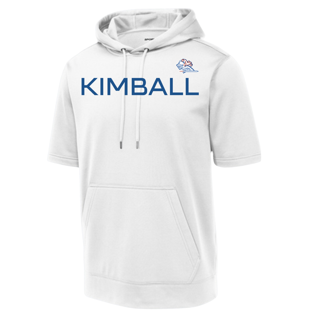 Fleece Short Sleeve Hooded Pullover