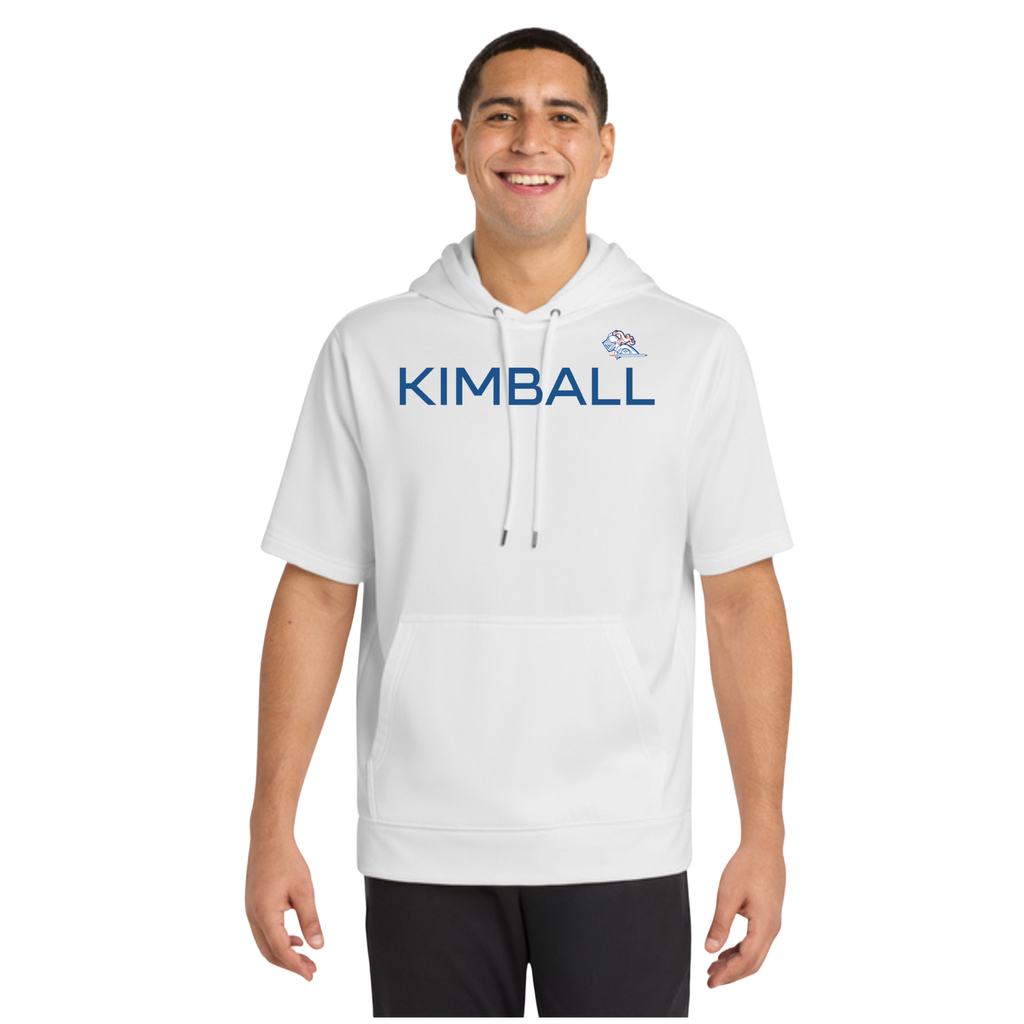 Fleece Short Sleeve Hooded Pullover