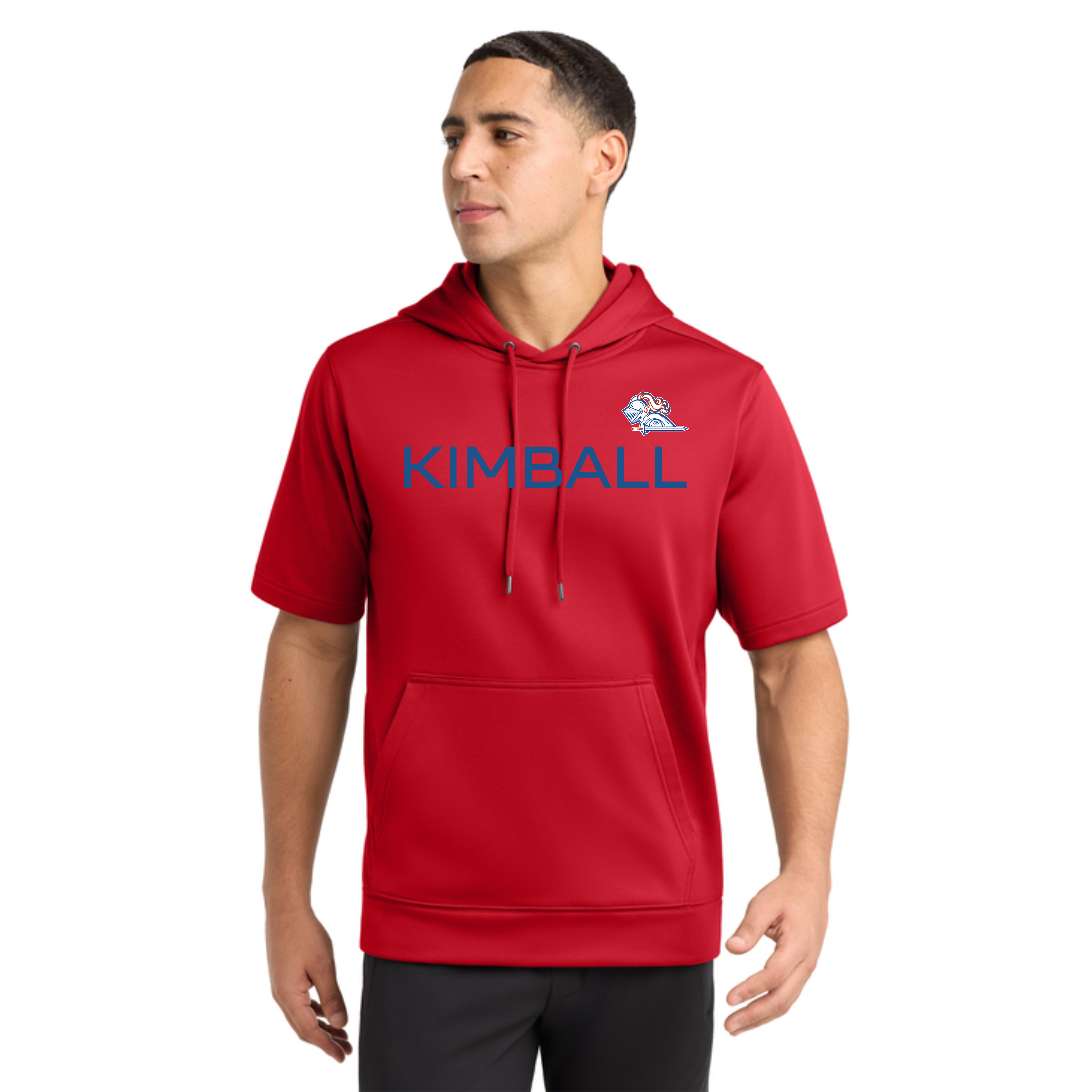 Fleece Short Sleeve Hooded Pullover