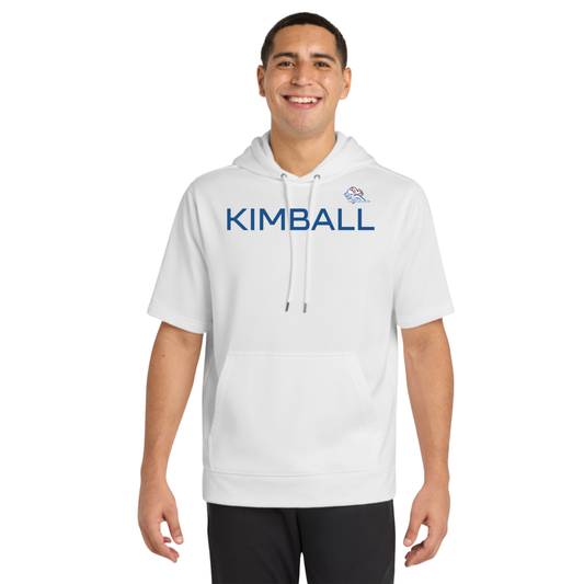 Kimball Sport-Wick ® Fleece Short Sleeve Hooded Pullover