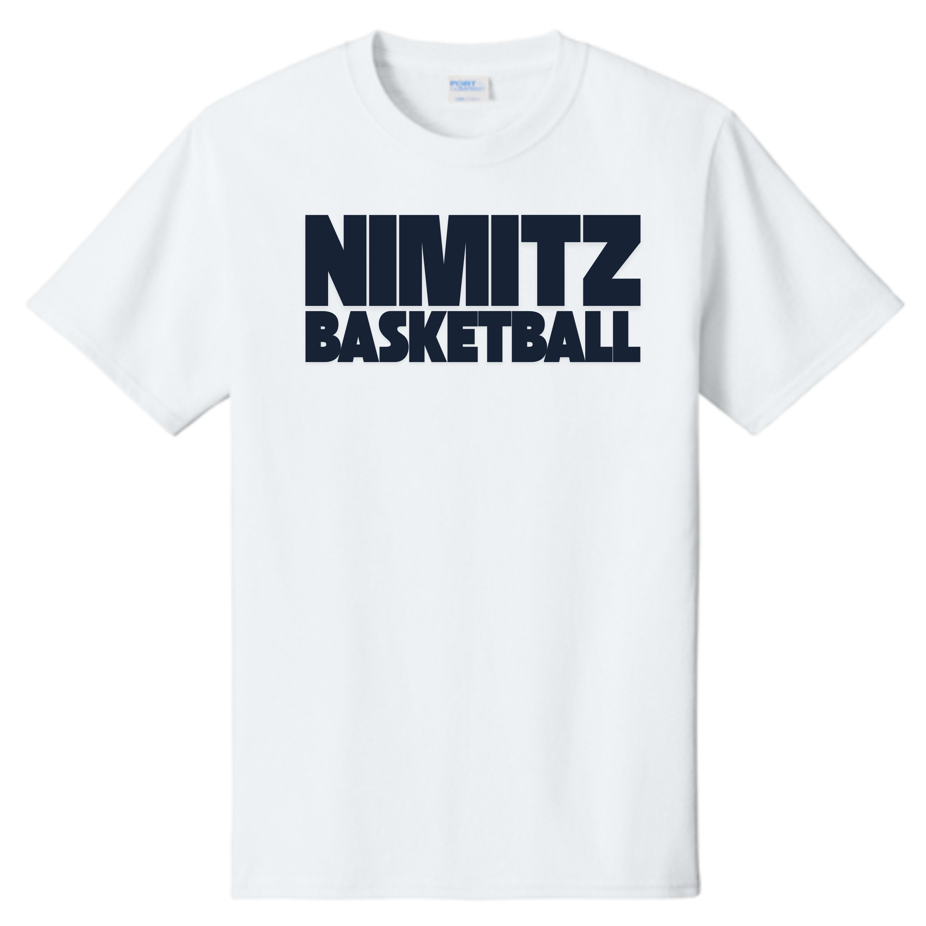 Irving Nimitz Basketball - Block Tee