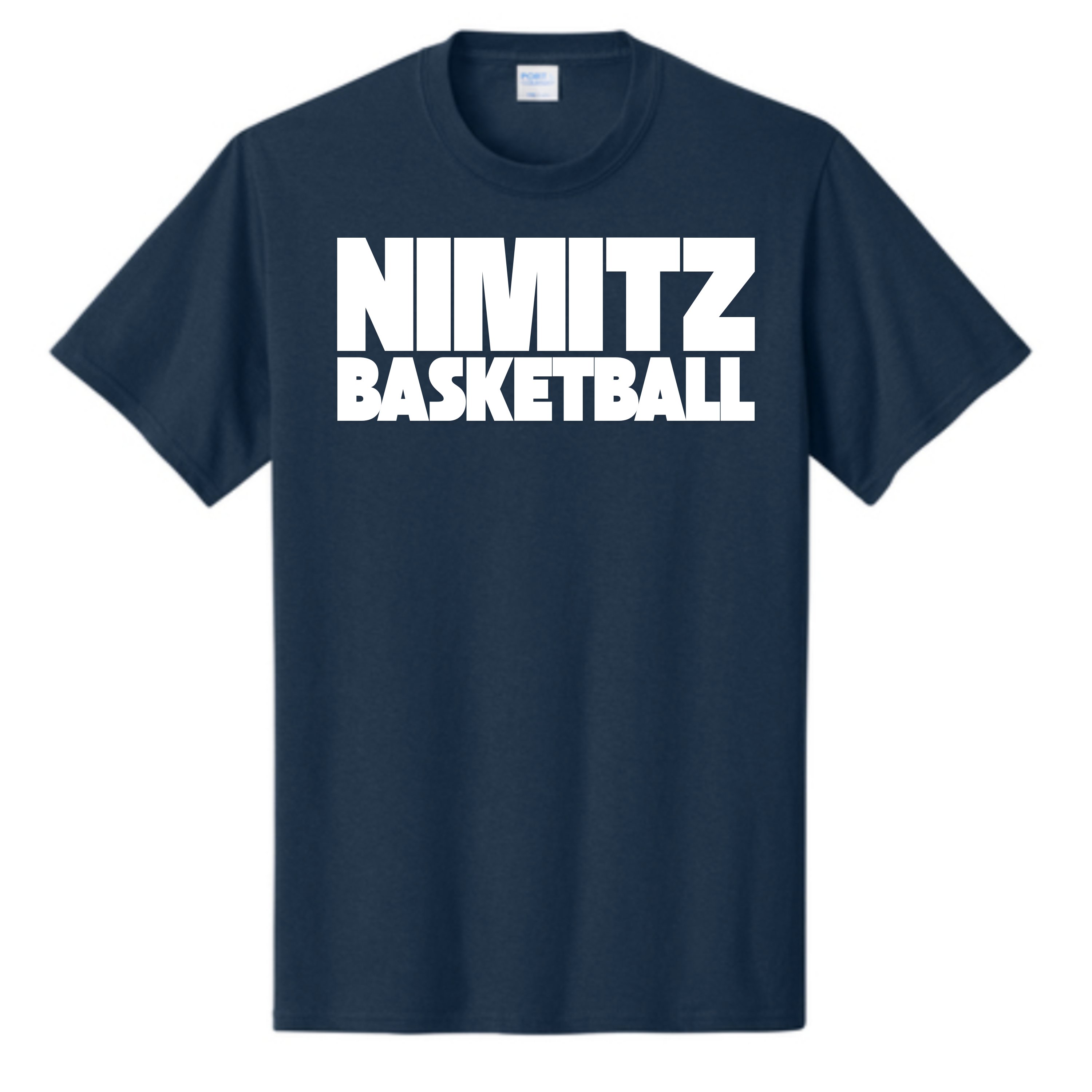 Irving Nimitz Basketball - Block Tee