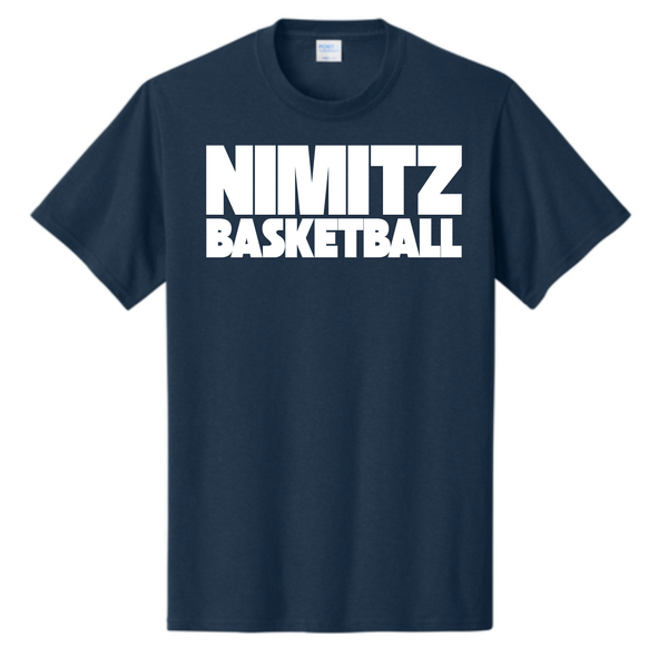 Irving Nimitz Basketball - Block Tee