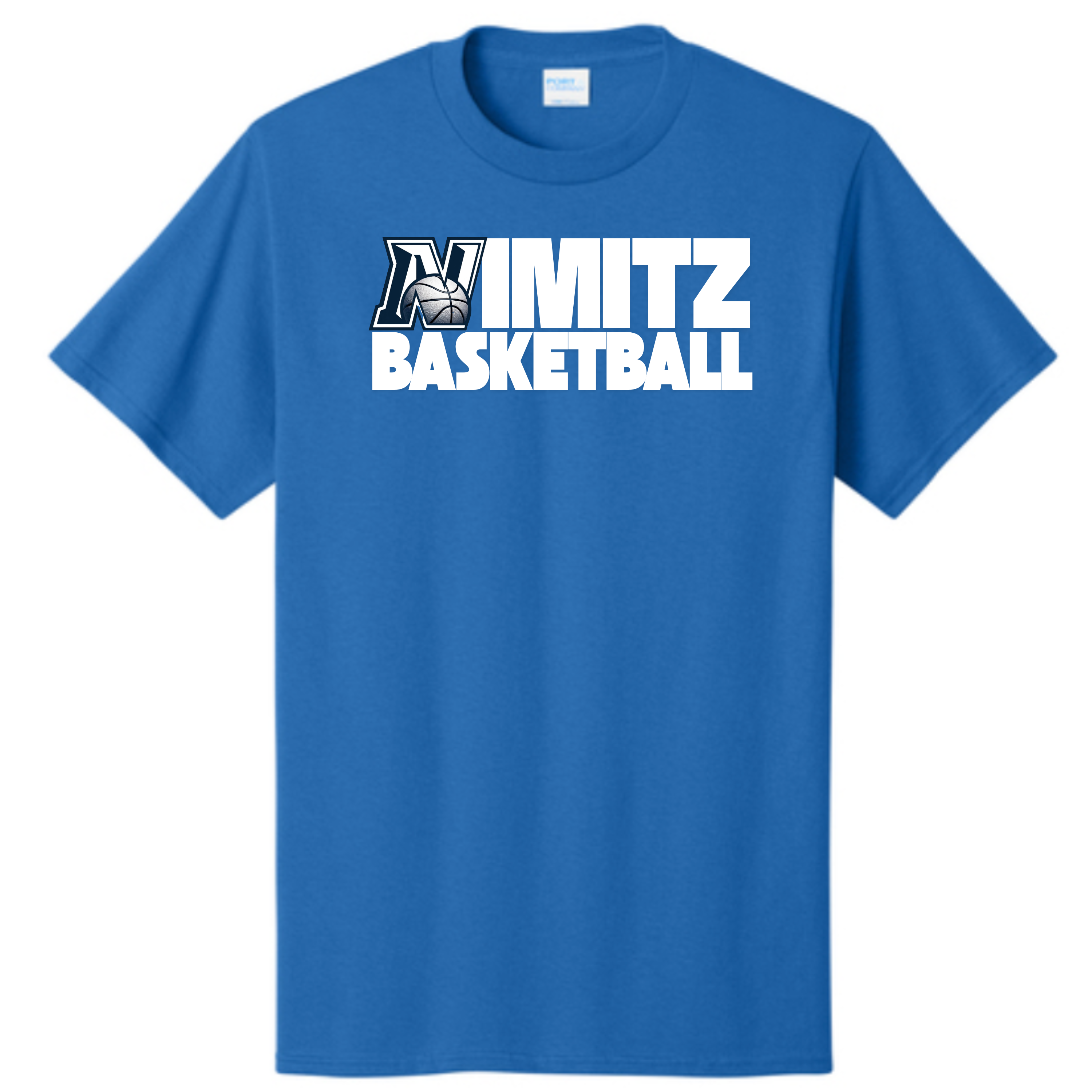 Irving Nimitz Basketball - Hybrid Block Tee