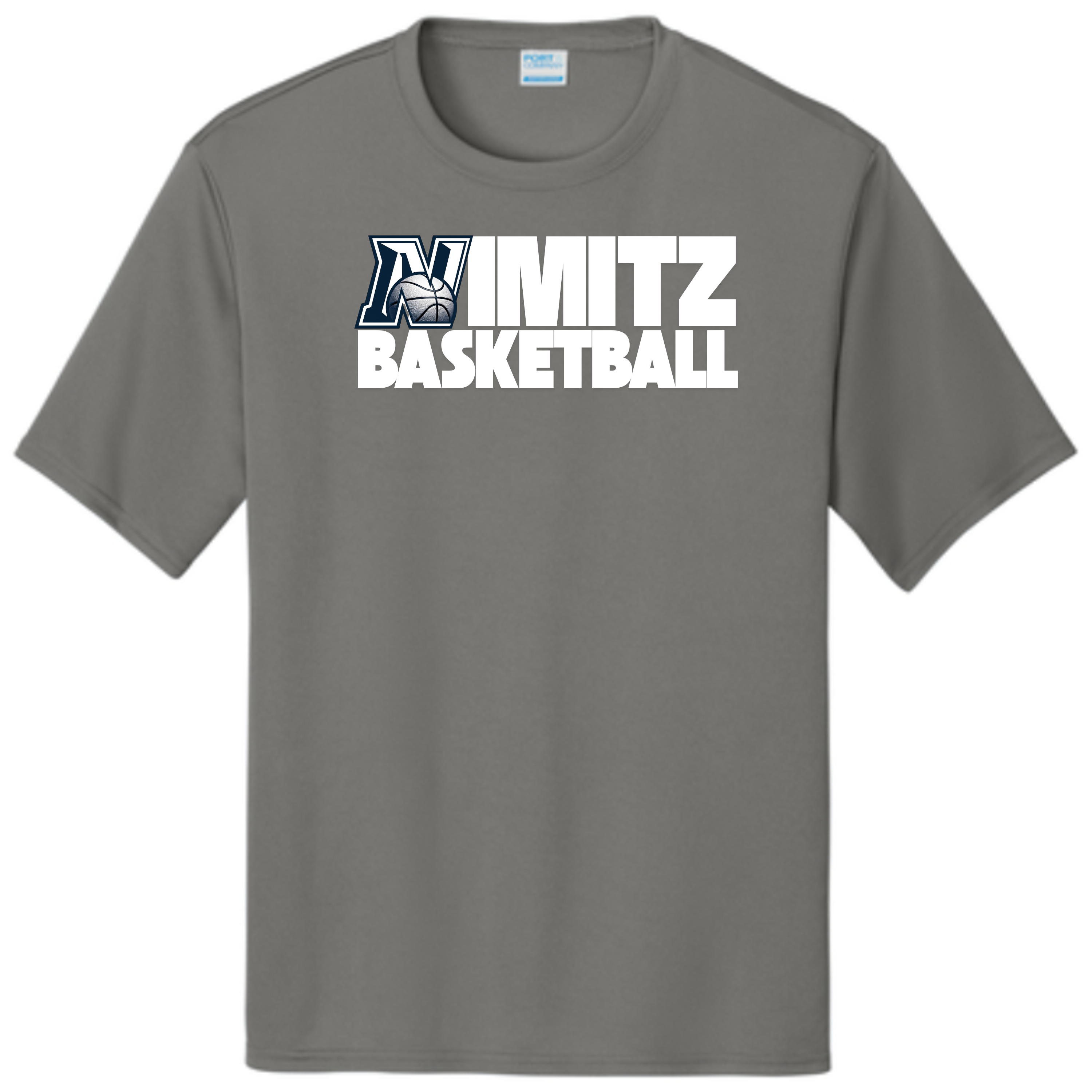 Irving Nimitz Basketball - Hybrid Block Tee