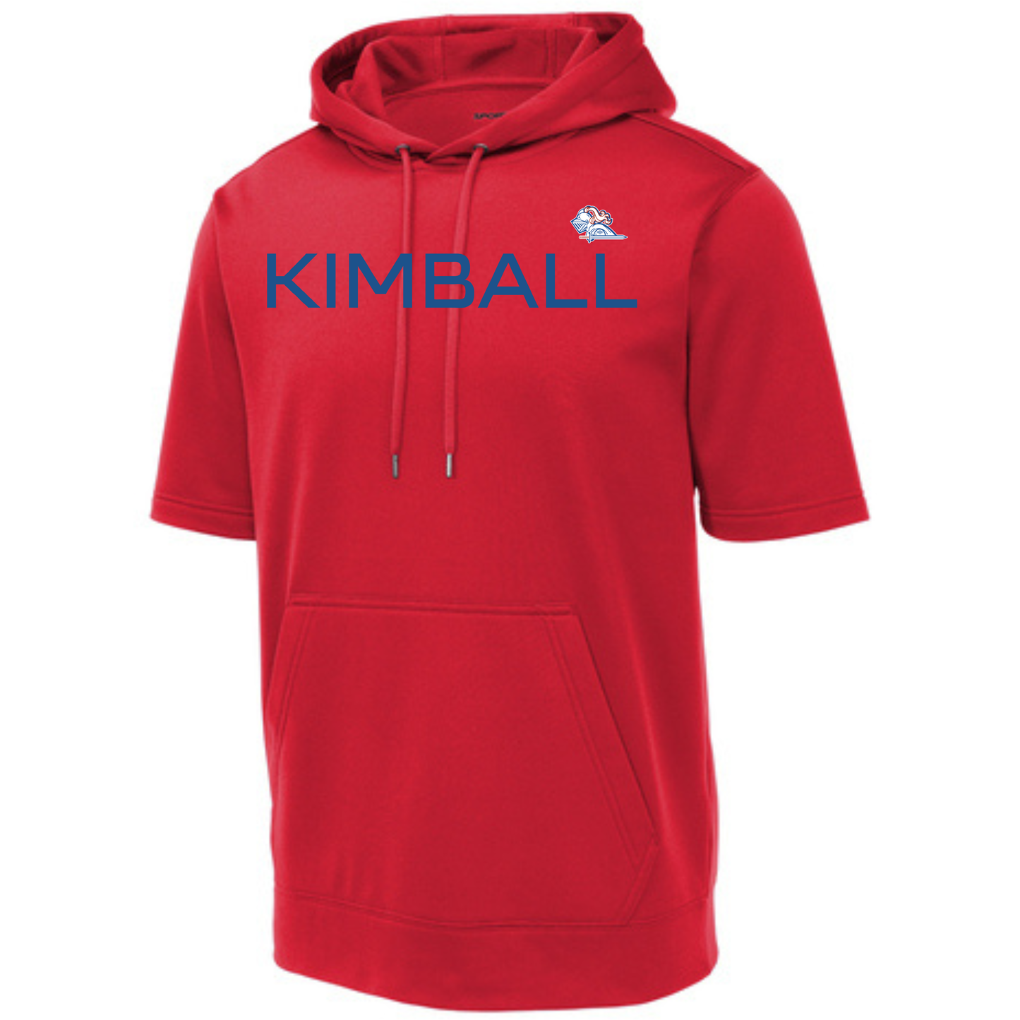 Kimball Sport-Wick ® Fleece Short Sleeve Hooded Pullover