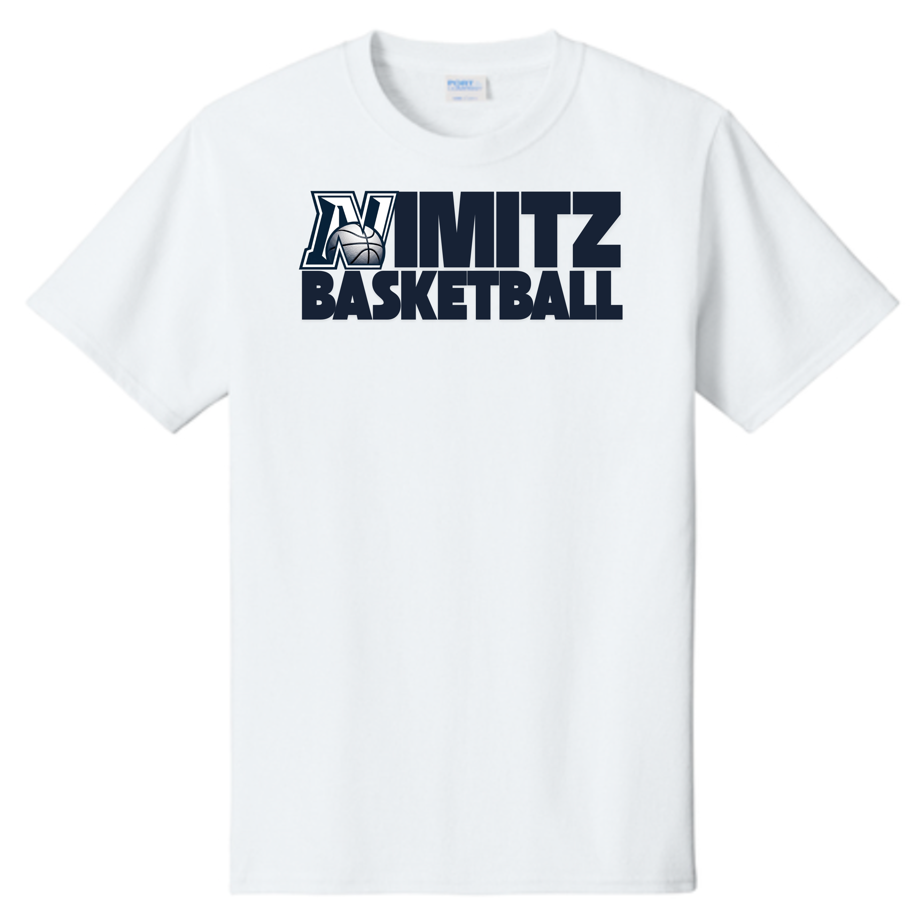 Irving Nimitz Basketball - Hybrid Block Tee