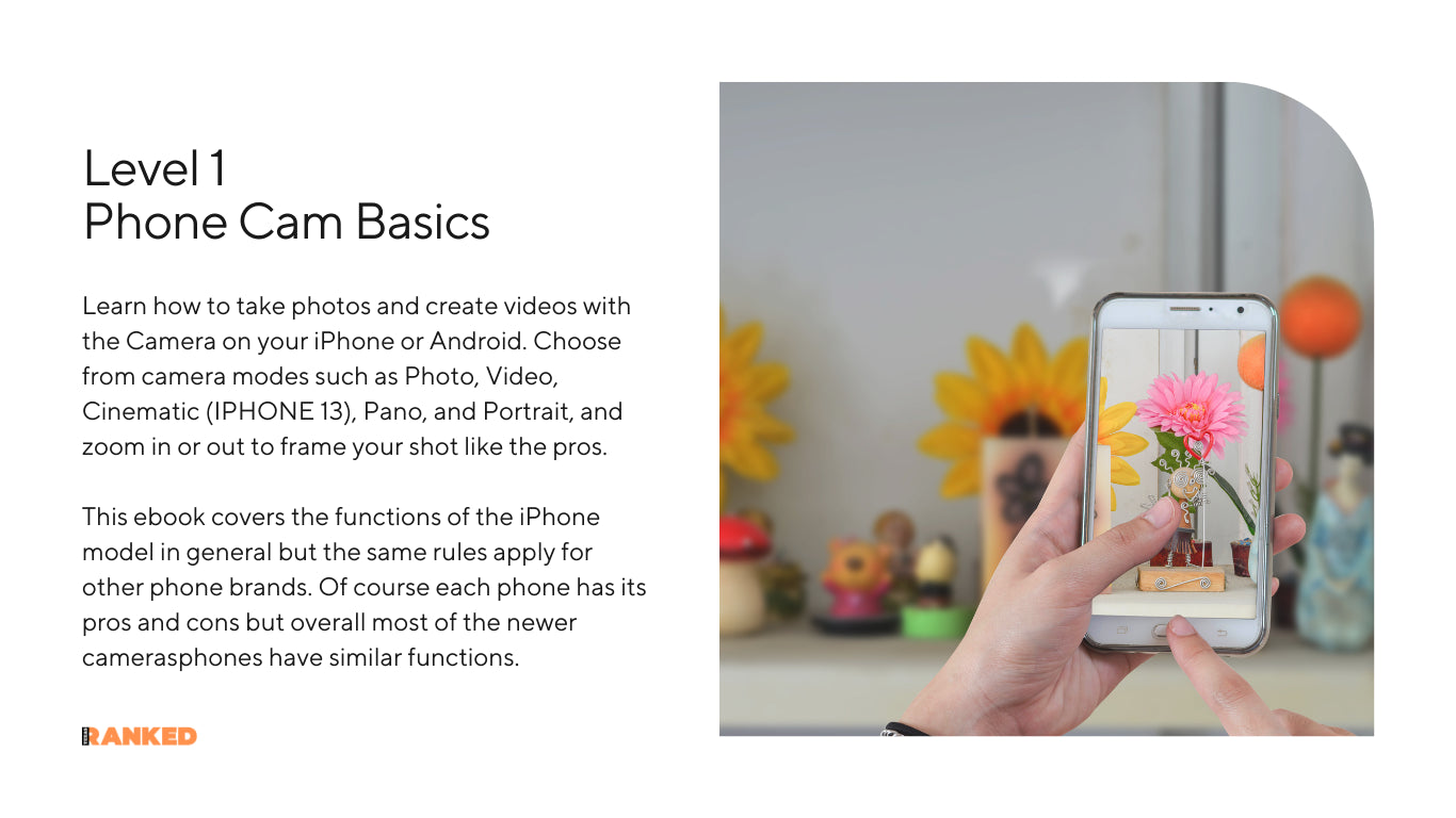 How to film and edit sports using your CellPhone - Edition 2 Hard Copy Workbook