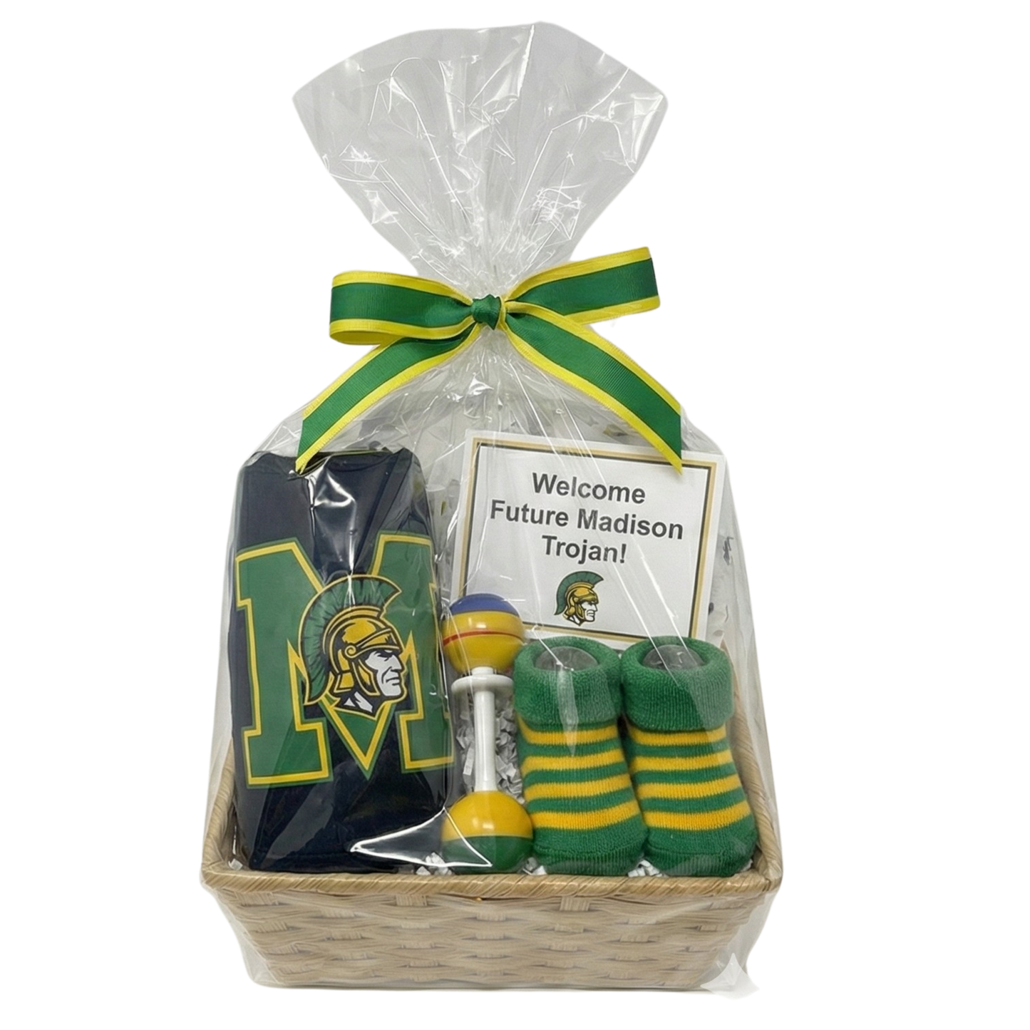 Madison High School EXCLUSIVES – Infant Premium Jersey Bib | Soft Cotton School Spirit Gear for Newborns & Babies