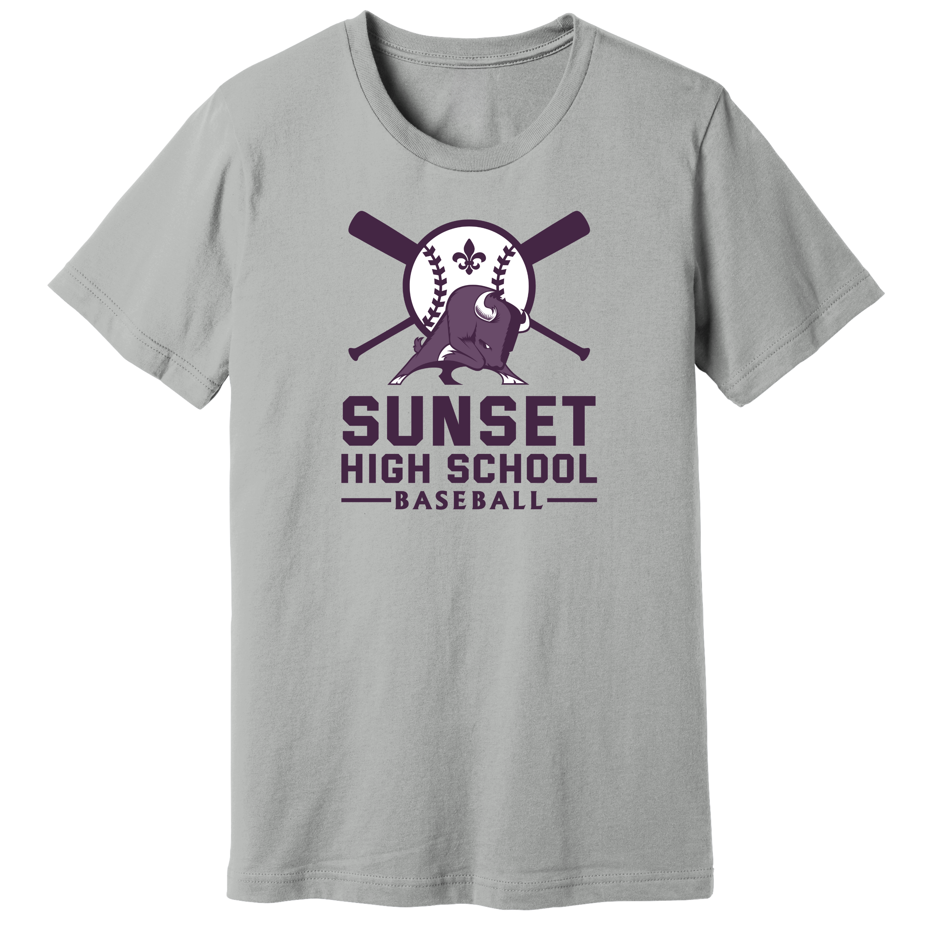 Dallas Sunset Baseball - TWO TIMES T-Shirt