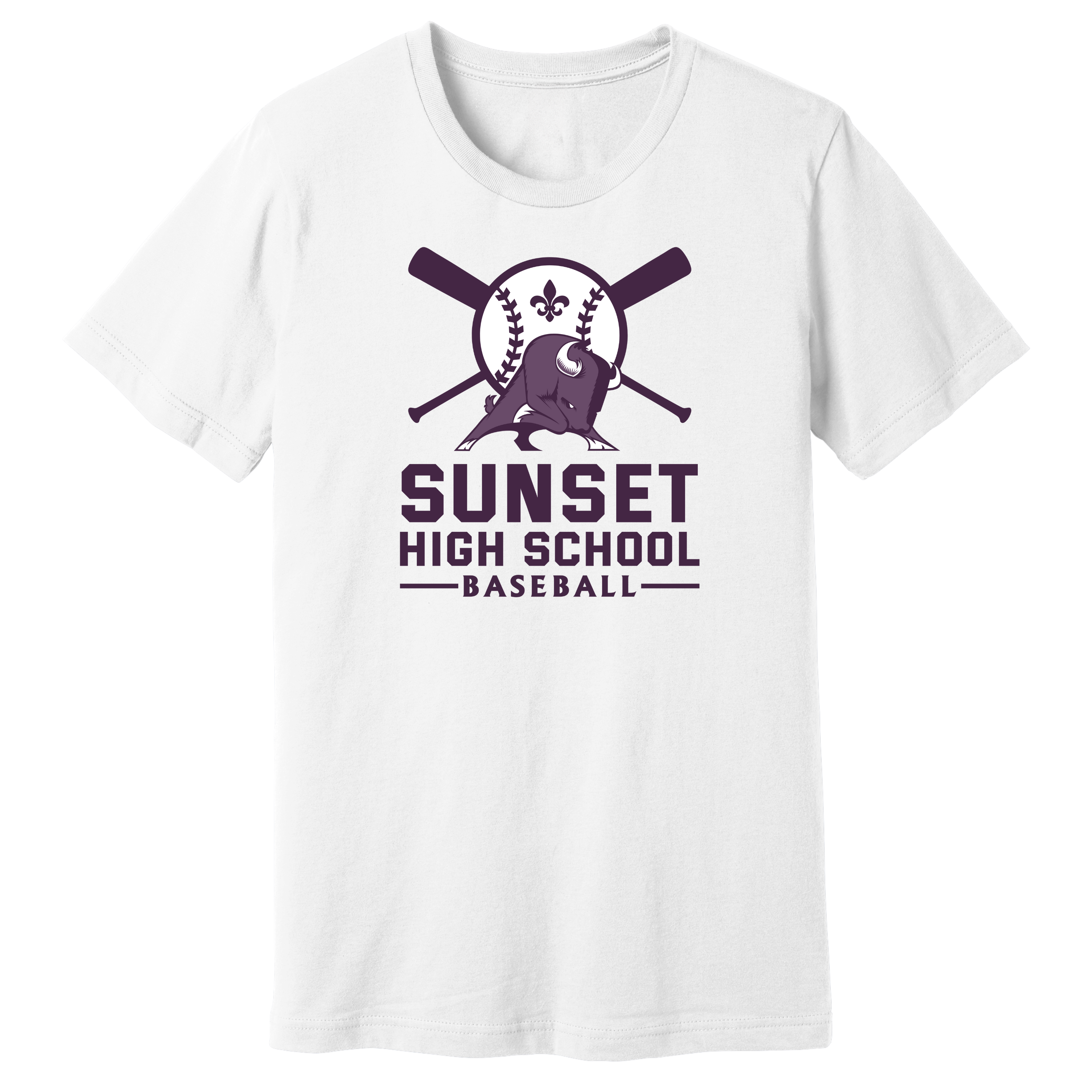 Dallas Sunset Baseball - TWO TIMES T-Shirt