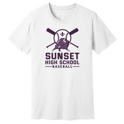 Dallas Sunset Baseball - TWO TIMES T-Shirt