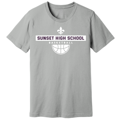 Dallas Sunset Basketball - BIG SUNSET T-Shirt