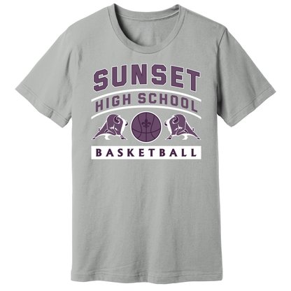 Dallas Sunset Basketball - BIG DUBS T-Shirt