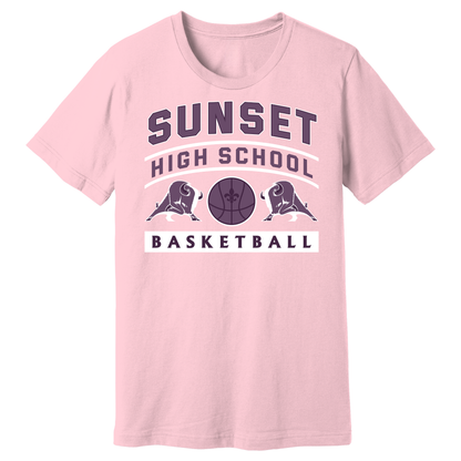 Dallas Sunset Basketball - BIG DUBS T-Shirt