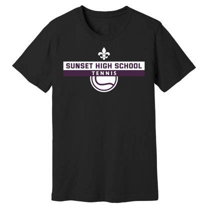 Dallas Sunset Tennis - Bison One T-Shirt