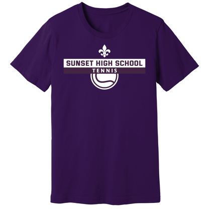 Dallas Sunset Tennis - Bison One T-Shirt