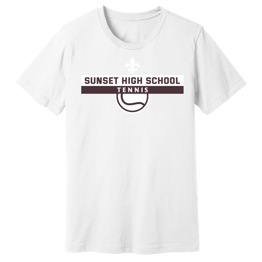 Dallas Sunset Tennis - Bison One T-Shirt