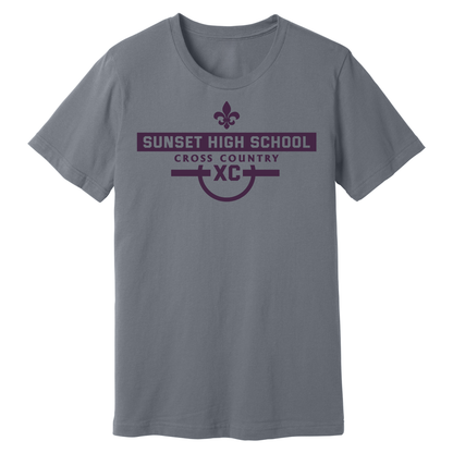 Dallas Sunset Cross Country - Matte T-Shirt
