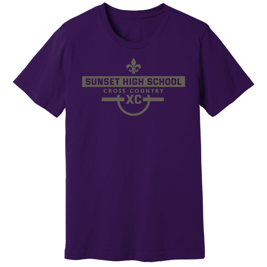 Dallas Sunset Cross Country - Matte T-Shirt