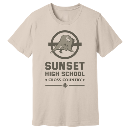 Dallas Sunset Cross Country - One T-Shirt