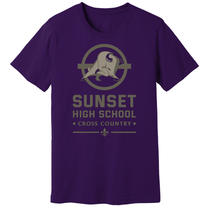 Dallas Sunset Cross Country - One T-Shirt
