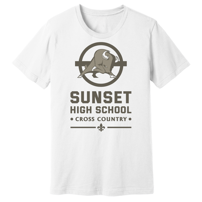 Dallas Sunset Cross Country - One T-Shirt