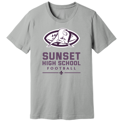 Dallas Sunset Football - BIG BISON T-Shirt