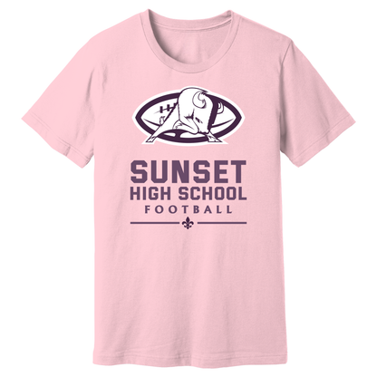 Dallas Sunset Football - BIG BISON T-Shirt