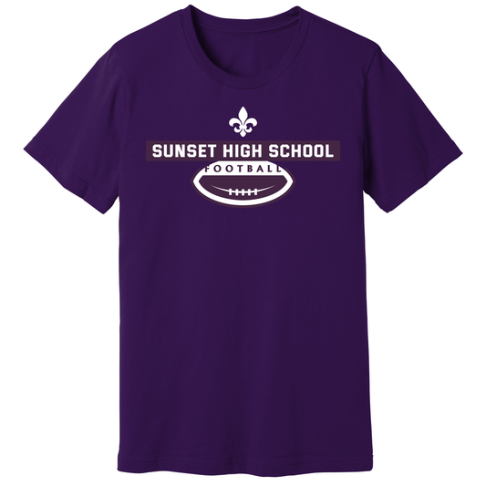 Dallas Sunset Football - LIFE T-Shirt