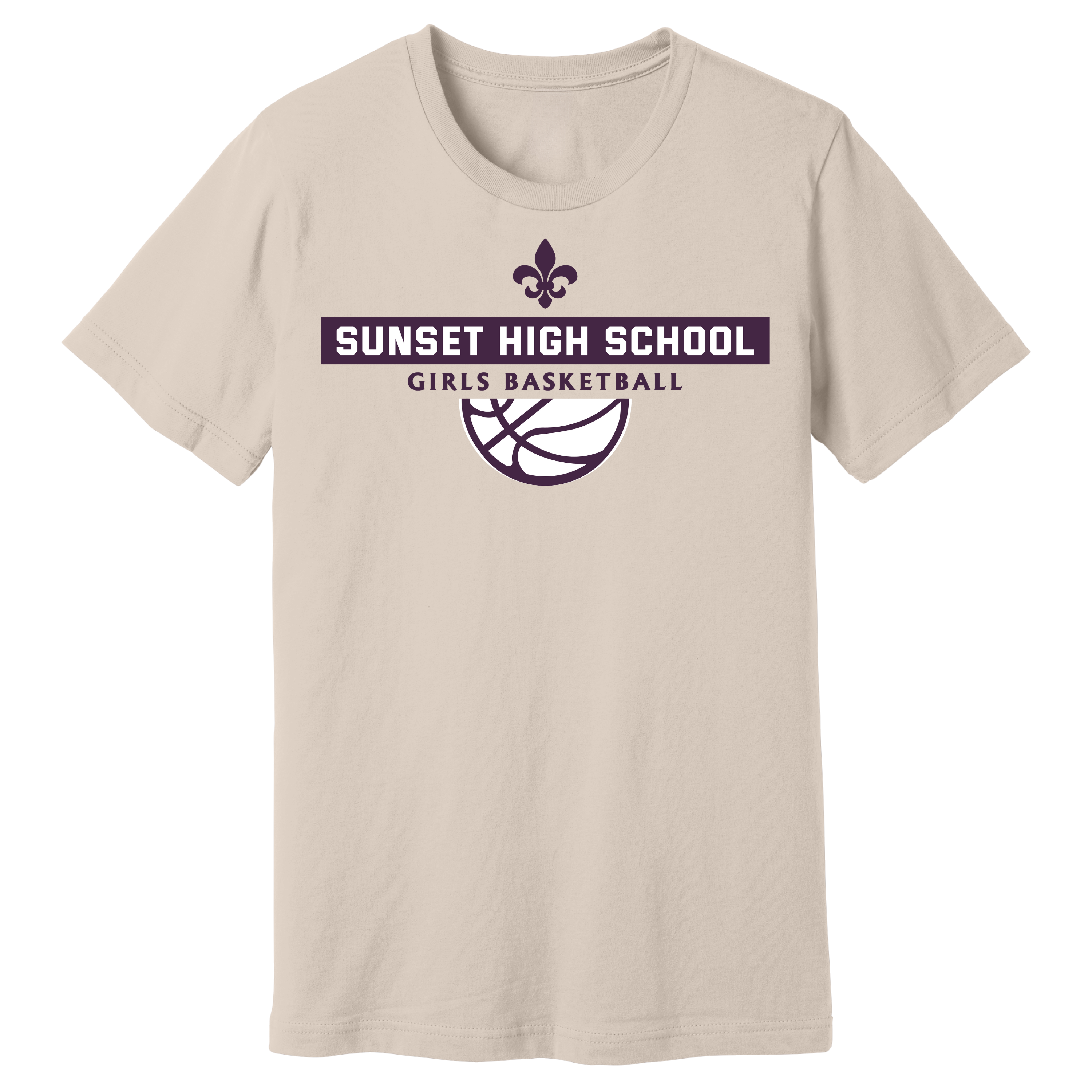 Dallas Sunset Girls Basketball - Fluer T-Shirt