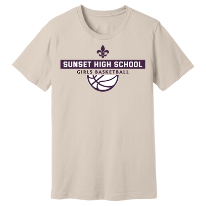 Dallas Sunset Girls Basketball - Fluer T-Shirt