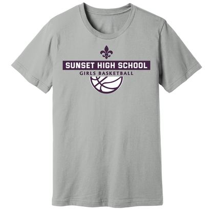 Dallas Sunset Girls Basketball - Fluer T-Shirt