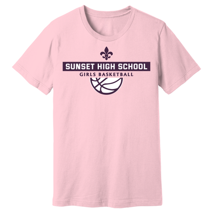 Dallas Sunset Girls Basketball - Fluer T-Shirt