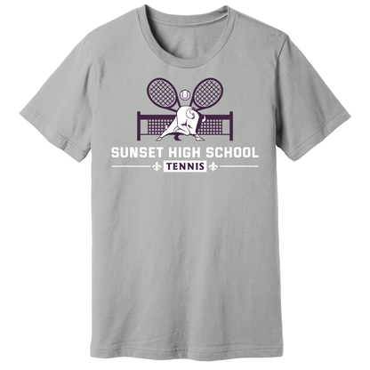 Dallas Sunset Tennis - TWO RACKS T-Shirt