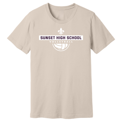 Dallas Sunset Volleyball - Fluer One T-Shirt