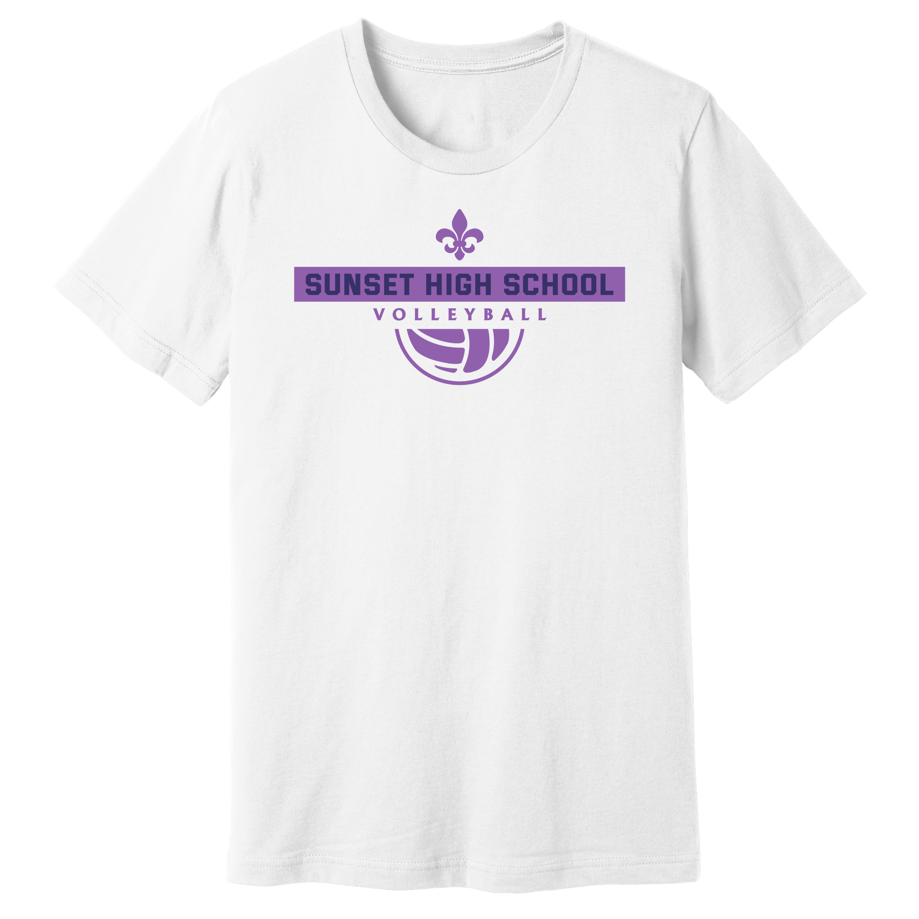 Dallas Sunset Volleyball - Fluer One T-Shirt