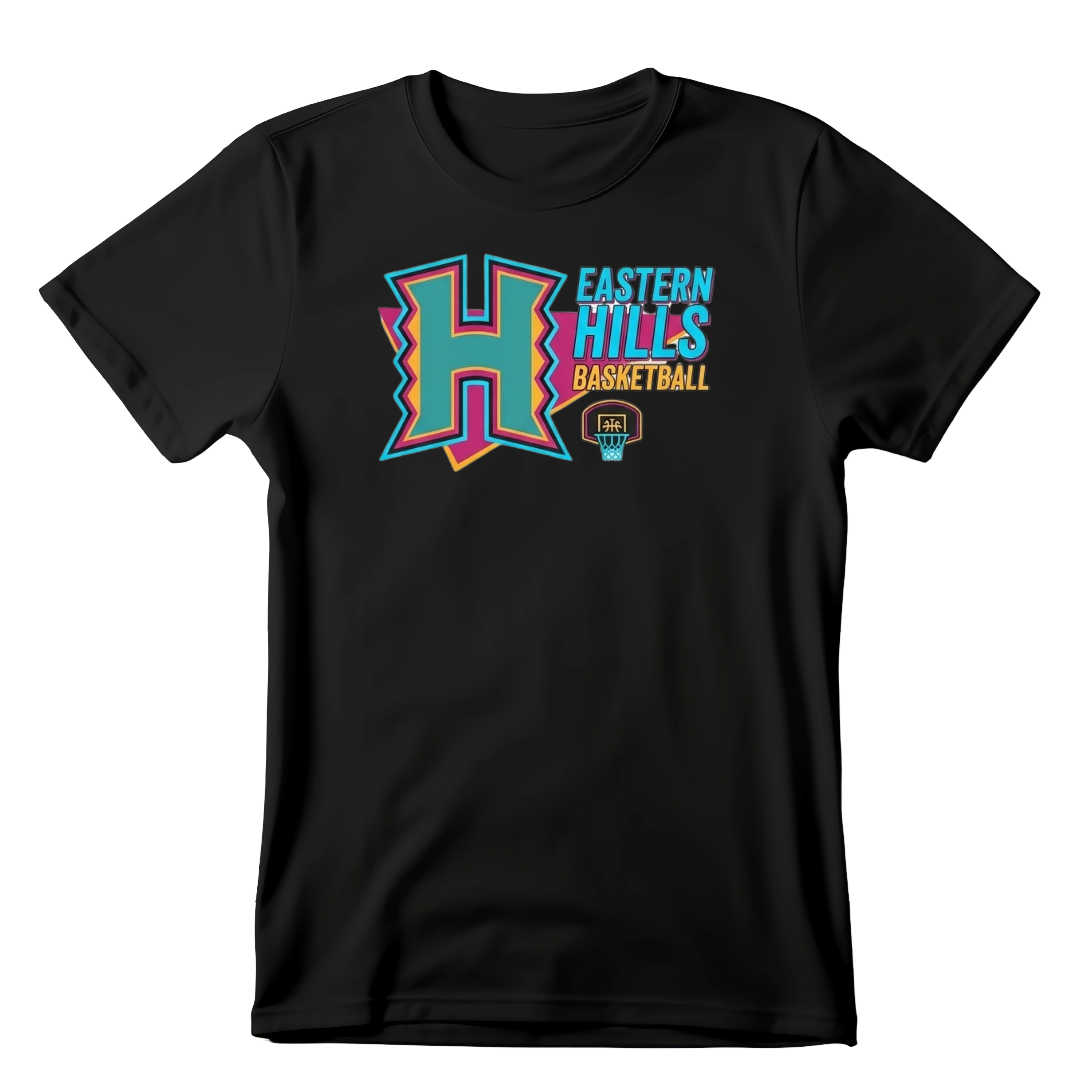 Eastern Hills Basketball - Retro Tee
