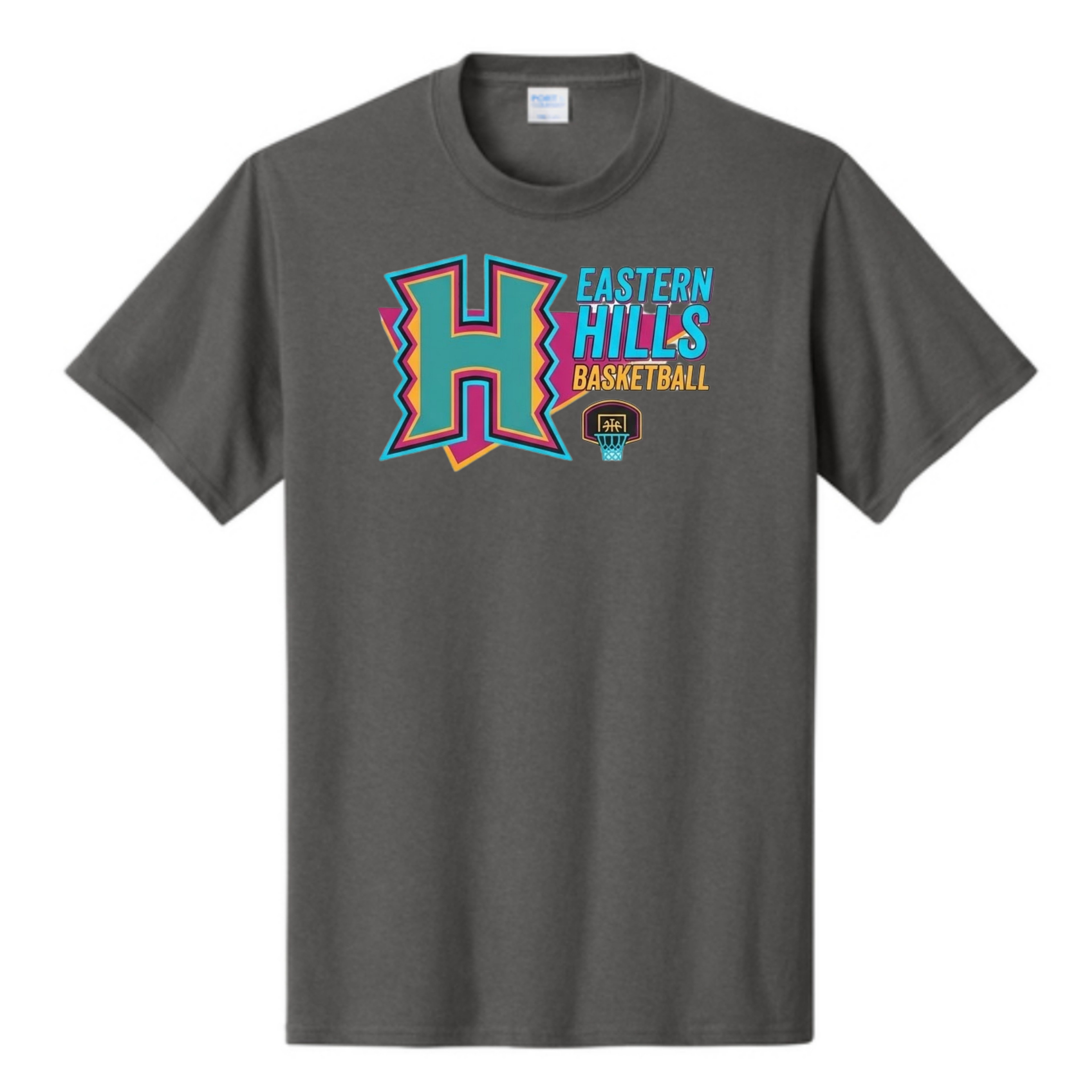 Eastern Hills Basketball - Retro Tee