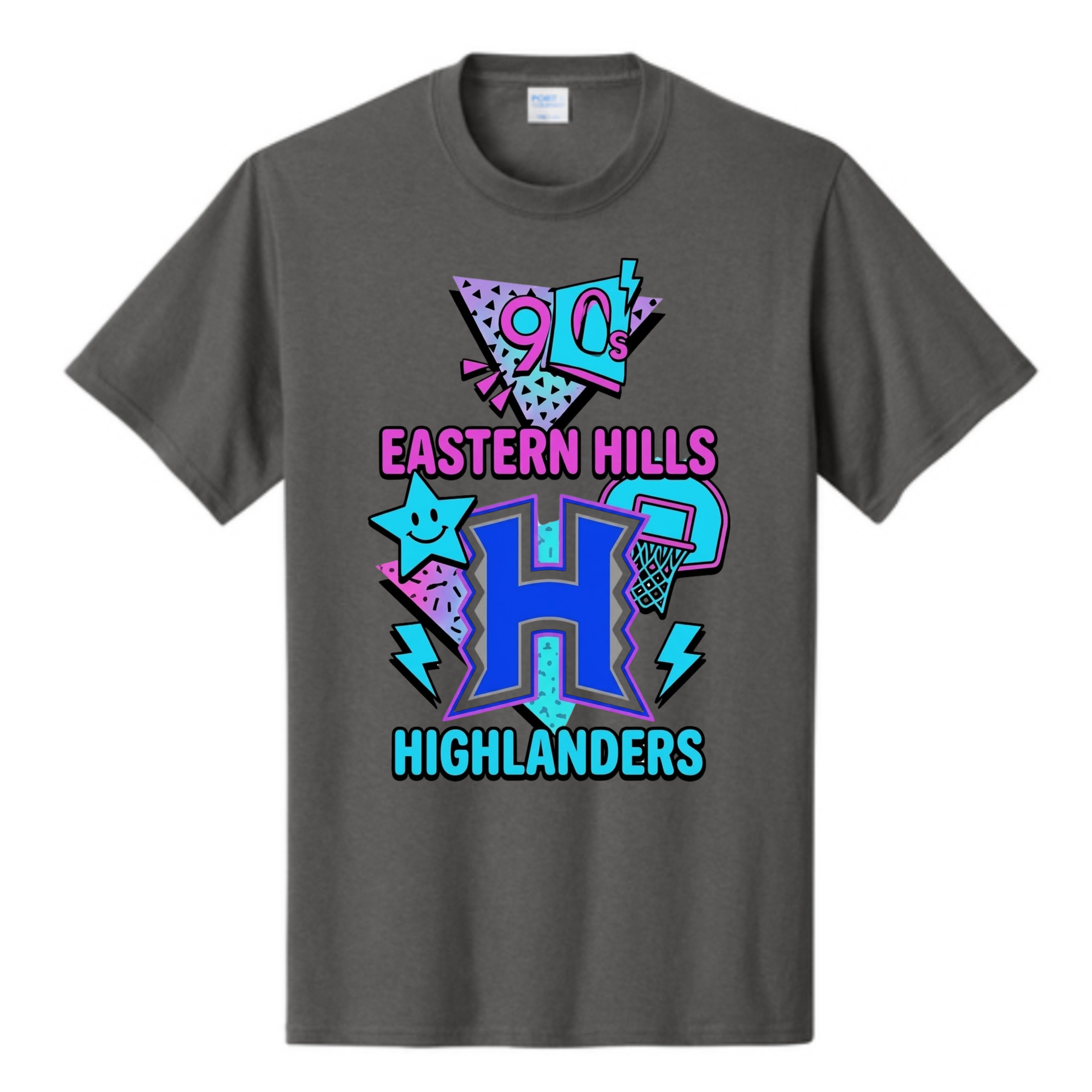 Eastern Hills Basketball - Retro Tee
