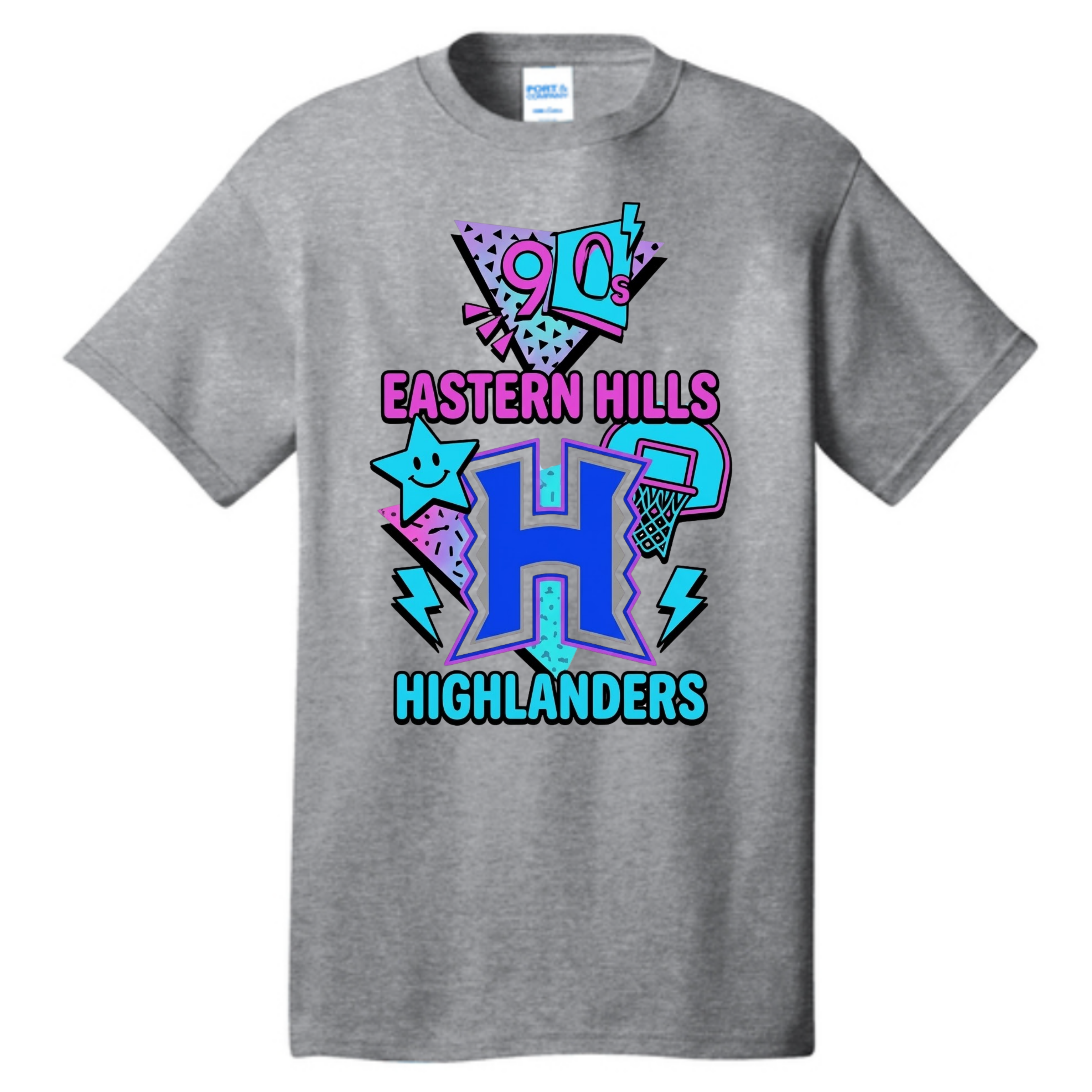 Eastern Hills Basketball - Retro Tee