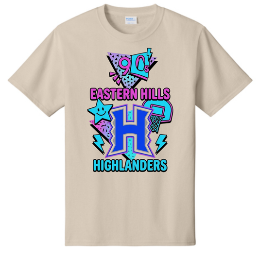 Eastern Hills Basketball - Retro Tee