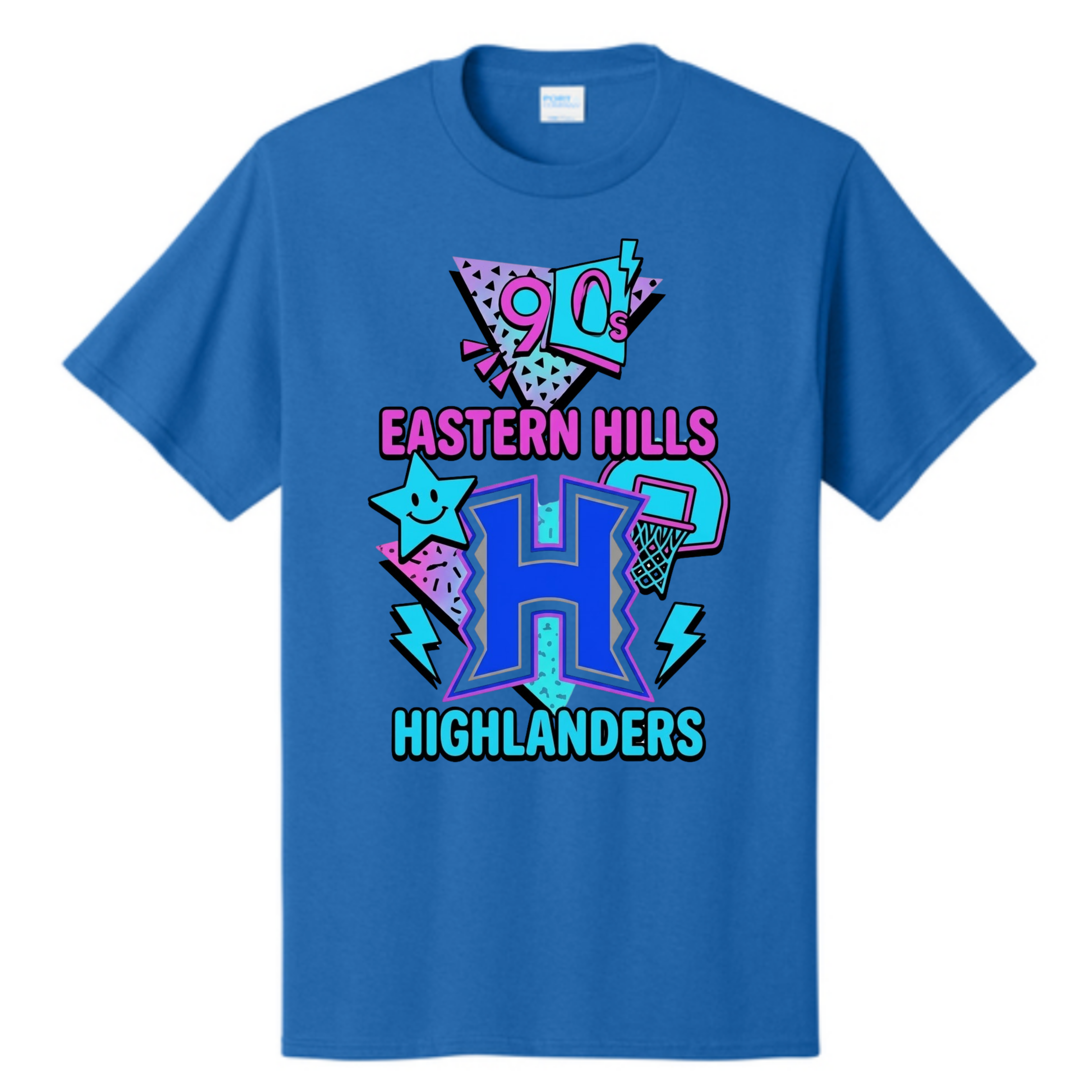 Eastern Hills Basketball - Retro Tee