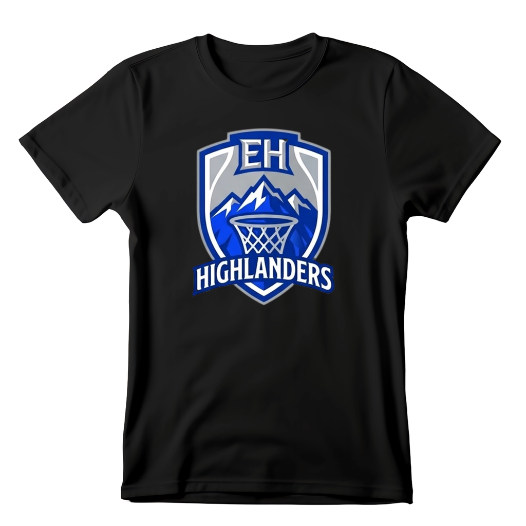 Eastern Hills Basketball - The Badge Tee